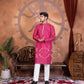 BANDHANI JAQUARD KURTA