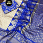 BLUE ATLANTIS SILK SAREE