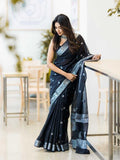 BLACK LILY COTTON SILK SAREE